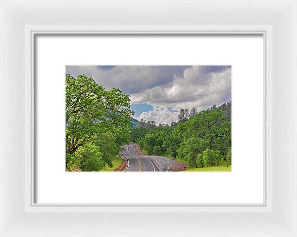 Mariposa County Roads - Framed Print