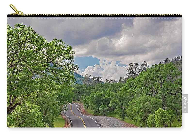Mariposa County Roads - Zip Pouch
