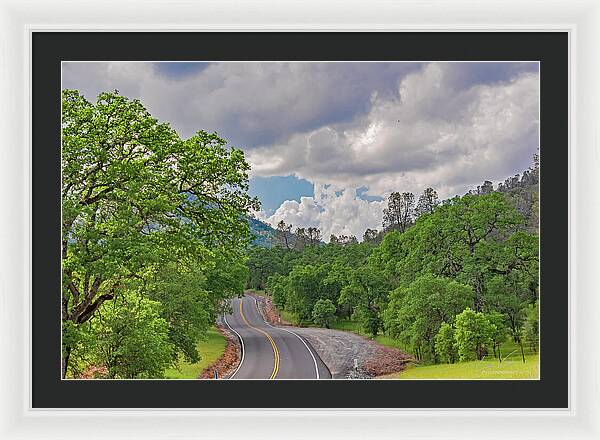 Mariposa County Roads - Framed Print