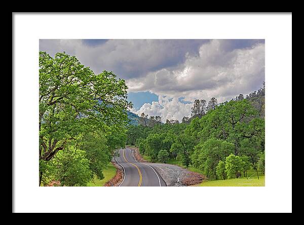 Mariposa County Roads - Framed Print