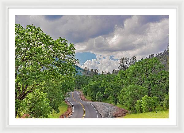 Mariposa County Roads - Framed Print