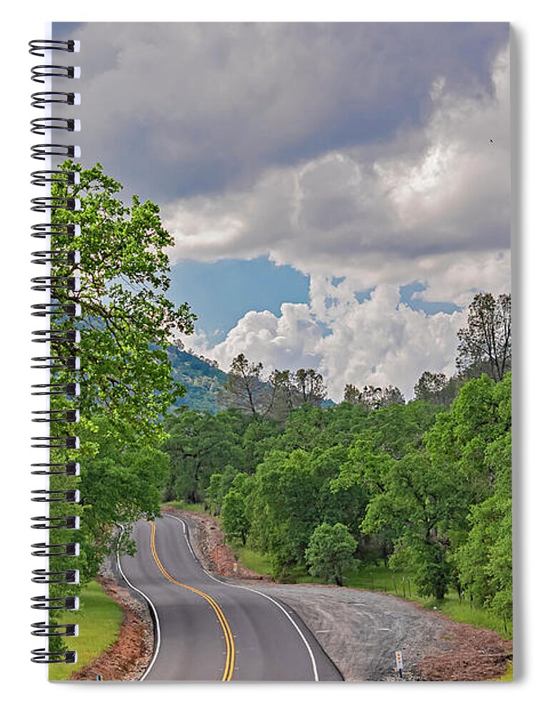 Mariposa County Roads - Spiral Notebook