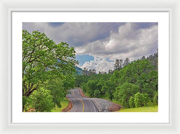 Mariposa County Roads - Framed Print