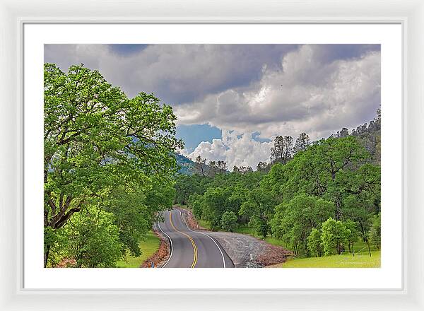 Mariposa County Roads - Framed Print