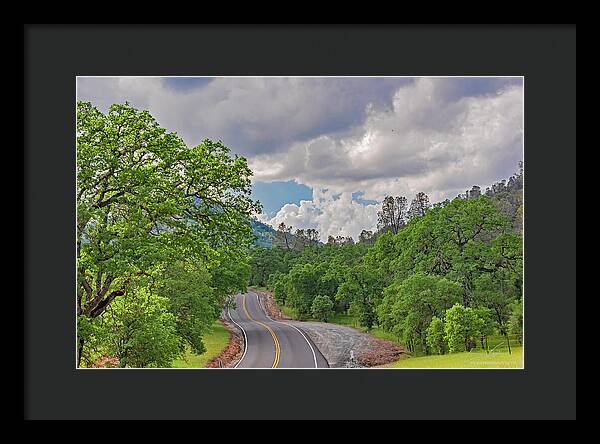 Mariposa County Roads - Framed Print
