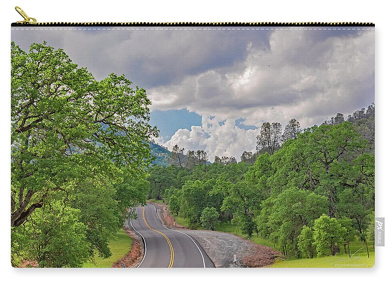 Mariposa County Roads - Zip Pouch