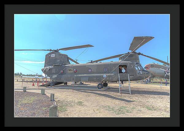 Military Air Craft Displayed At Castle Air Force - Framed Print