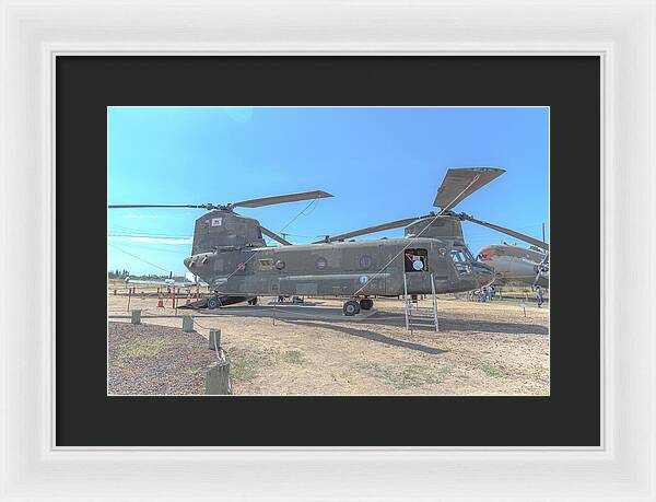 Military Air Craft Displayed At Castle Air Force - Framed Print