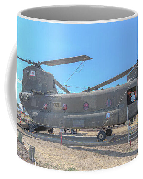 Military Air Craft Displayed At Castle Air Force - Mug