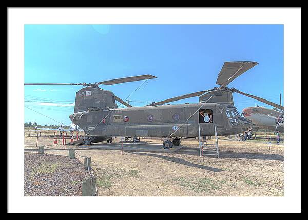 Military Air Craft Displayed At Castle Air Force - Framed Print