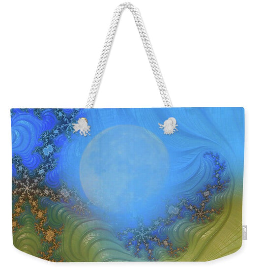 Moon Magic Fractals Design - Weekender Tote Bag