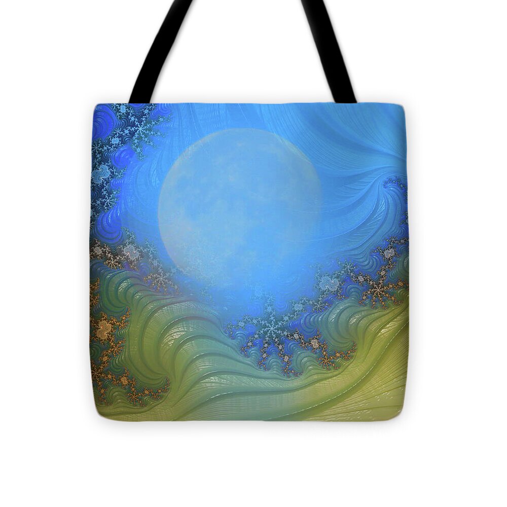 Moon Magic Fractals Design - Tote Bag