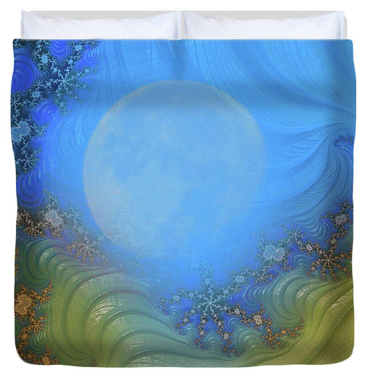 Moon Magic Fractals Design - Duvet Cover