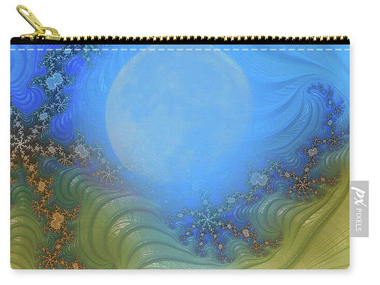 Moon Magic Fractals Design - Zip Pouch