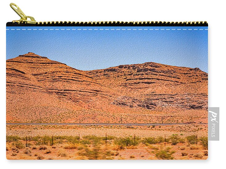 Natural Utah Mountains Landscape  - Zip Pouch