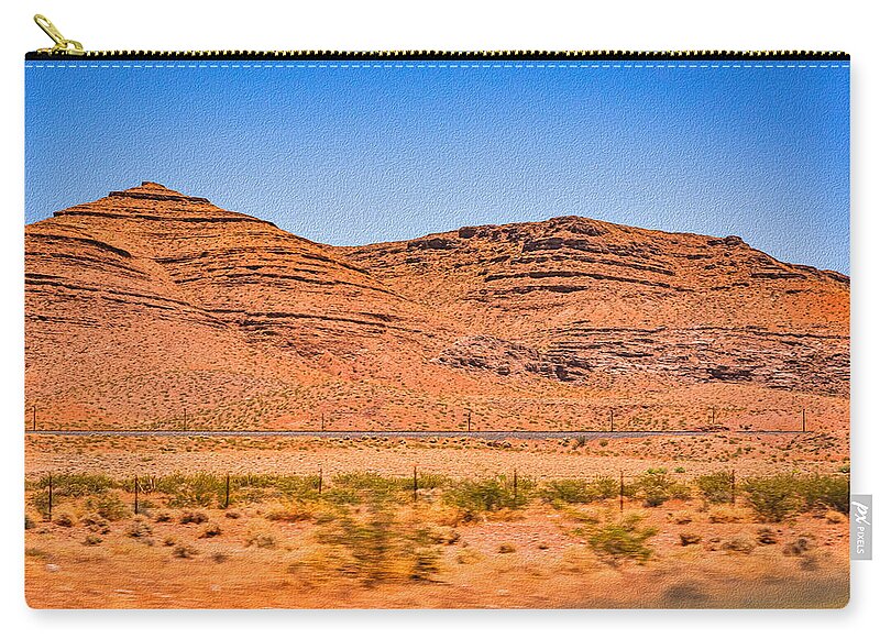 Natural Utah Mountains Landscape  - Zip Pouch