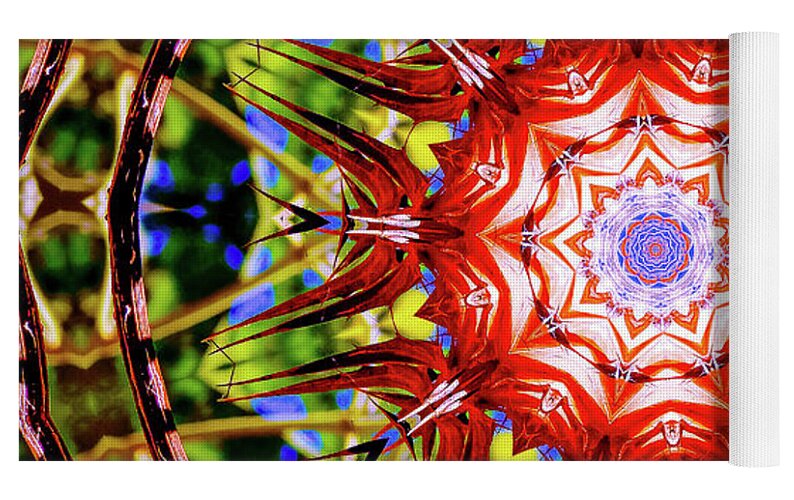 Nature's Fragments Mandala - Yoga Mat