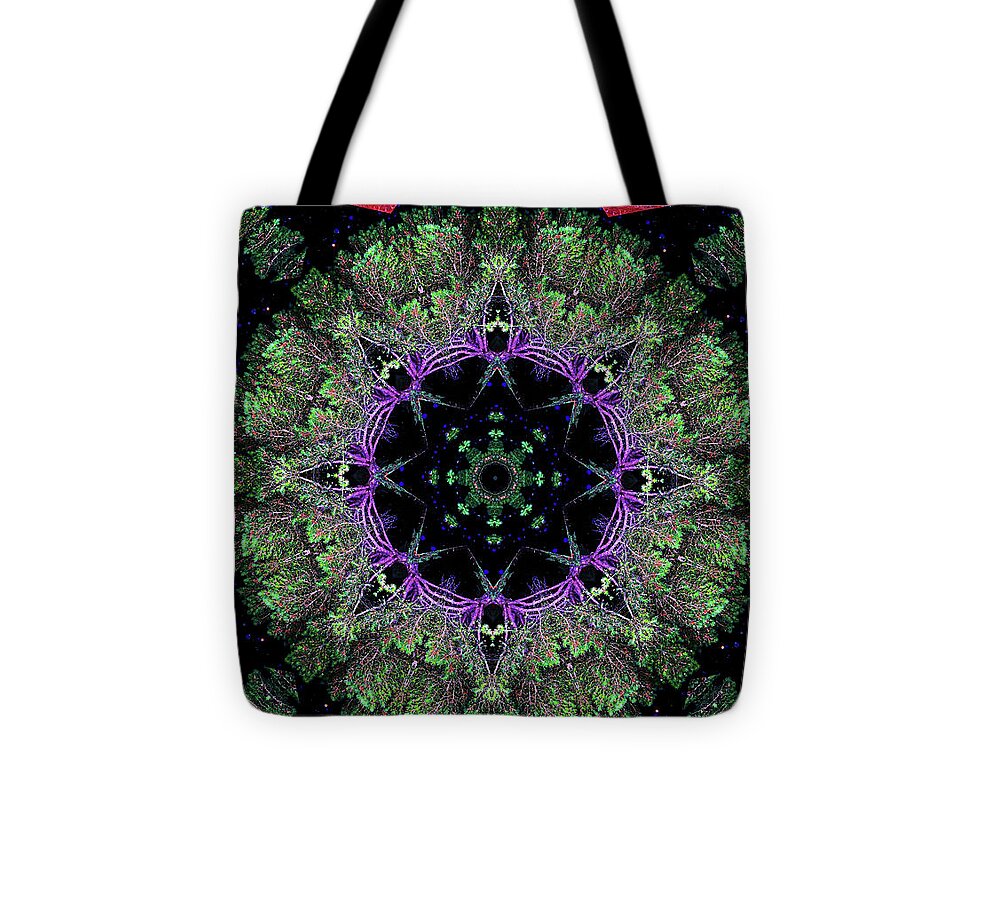 Natures Point Geometric Mandala - Tote Bag