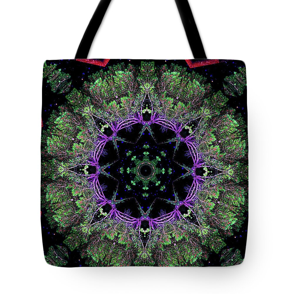 Natures Point Geometric Mandala - Tote Bag