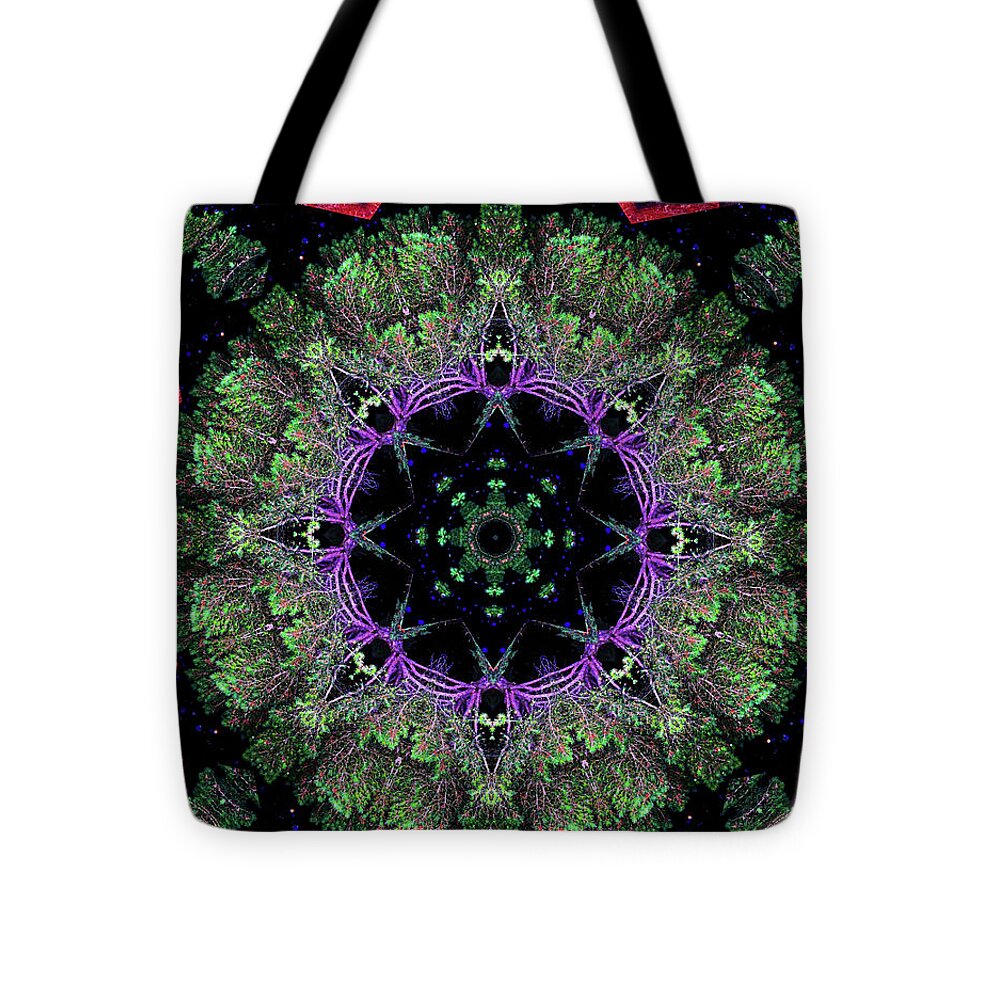 Natures Point Geometric Mandala - Tote Bag