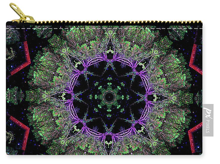 Natures Point Geometric Mandala - Zip Pouch