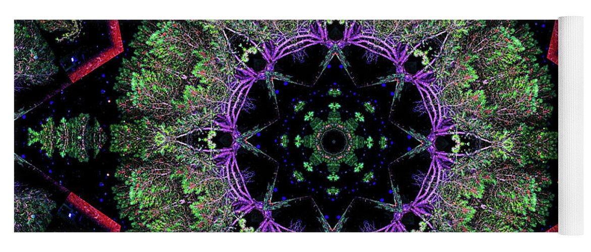 Natures Point Geometric Mandala - Yoga Mat