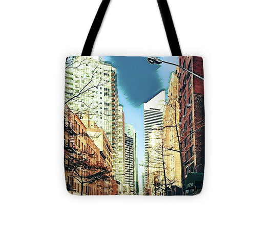 NYC Streets Textured Art - Tote Bag