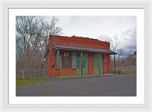 Historic Chinese Camp Building - Framed Print