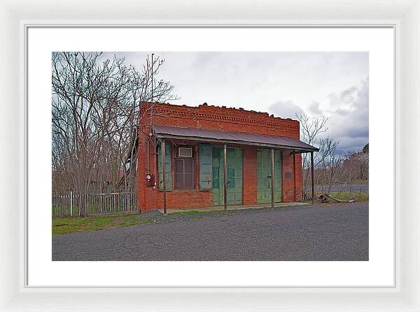 Historic Chinese Camp Building - Framed Print