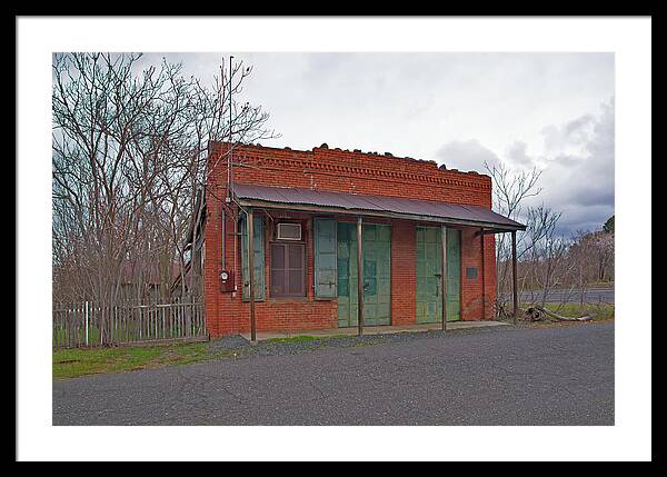 Historic Chinese Camp Building - Framed Print