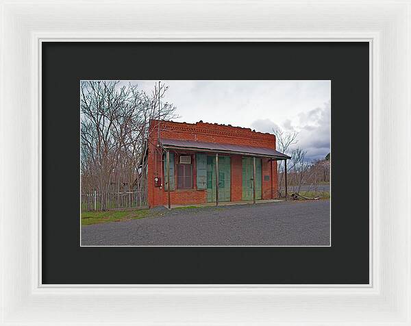 Historic Chinese Camp Building - Framed Print