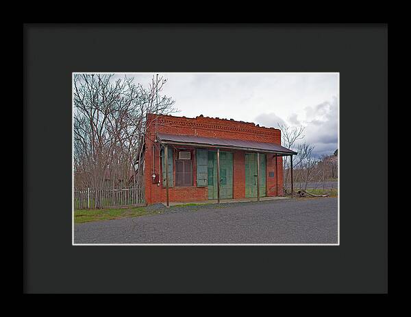 Historic Chinese Camp Building - Framed Print
