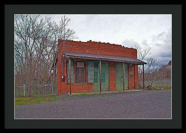 Historic Chinese Camp Building - Framed Print
