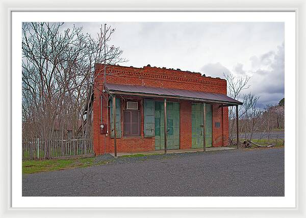 Historic Chinese Camp Building - Framed Print