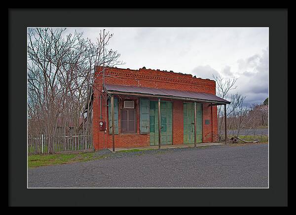 Historic Chinese Camp Building - Framed Print