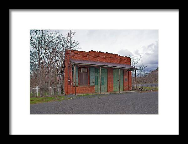 Historic Chinese Camp Building - Framed Print