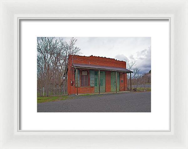 Historic Chinese Camp Building - Framed Print