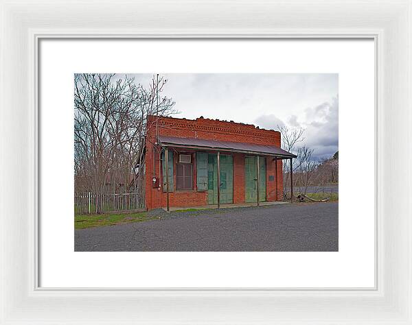 Historic Chinese Camp Building - Framed Print