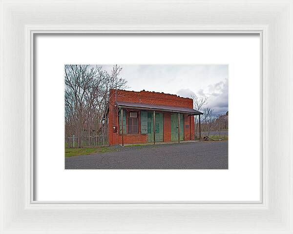 Historic Chinese Camp Building - Framed Print