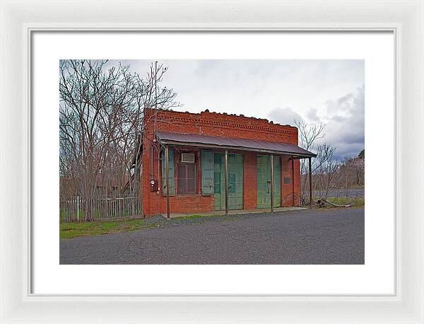 Historic Chinese Camp Building - Framed Print