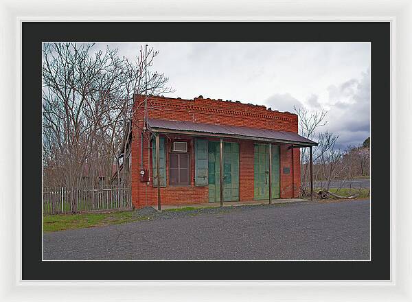 Historic Chinese Camp Building - Framed Print