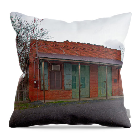 Historic Chinese Camp Building - Throw Pillow