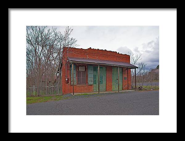 Historic Chinese Camp Building - Framed Print