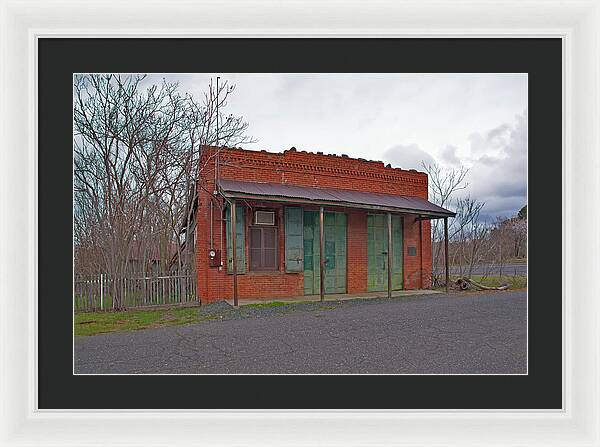 Historic Chinese Camp Building - Framed Print