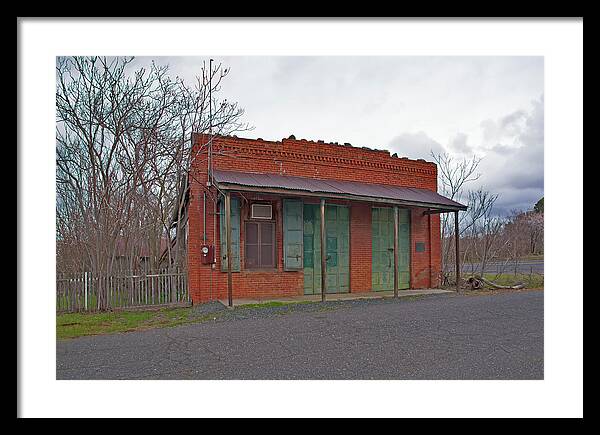 Historic Chinese Camp Building - Framed Print