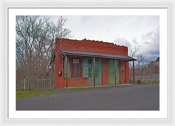 Historic Chinese Camp Building - Framed Print