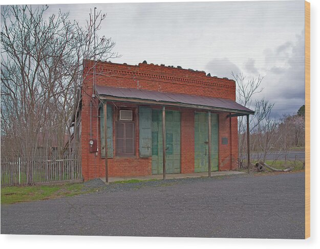 Historic Chinese Camp Building - Wood Print