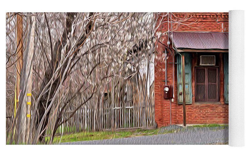 Original US POST OFFICE in Chinese Camp - Yoga Mat