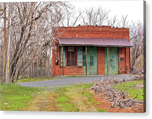 Original US POST OFFICE in Chinese Camp - Acrylic Print