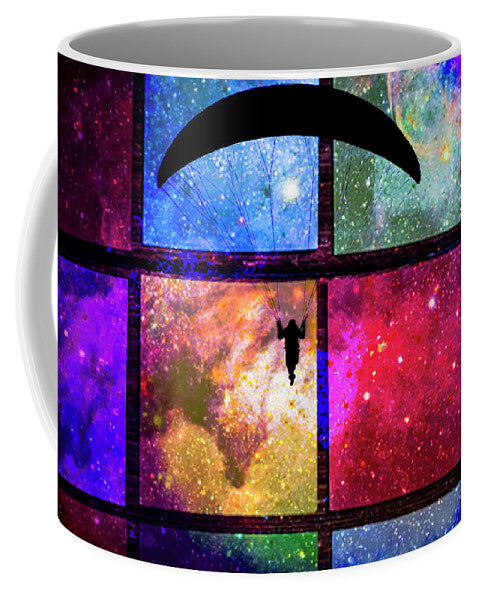 Paragliding Silhouette and Boxed Art - Mug